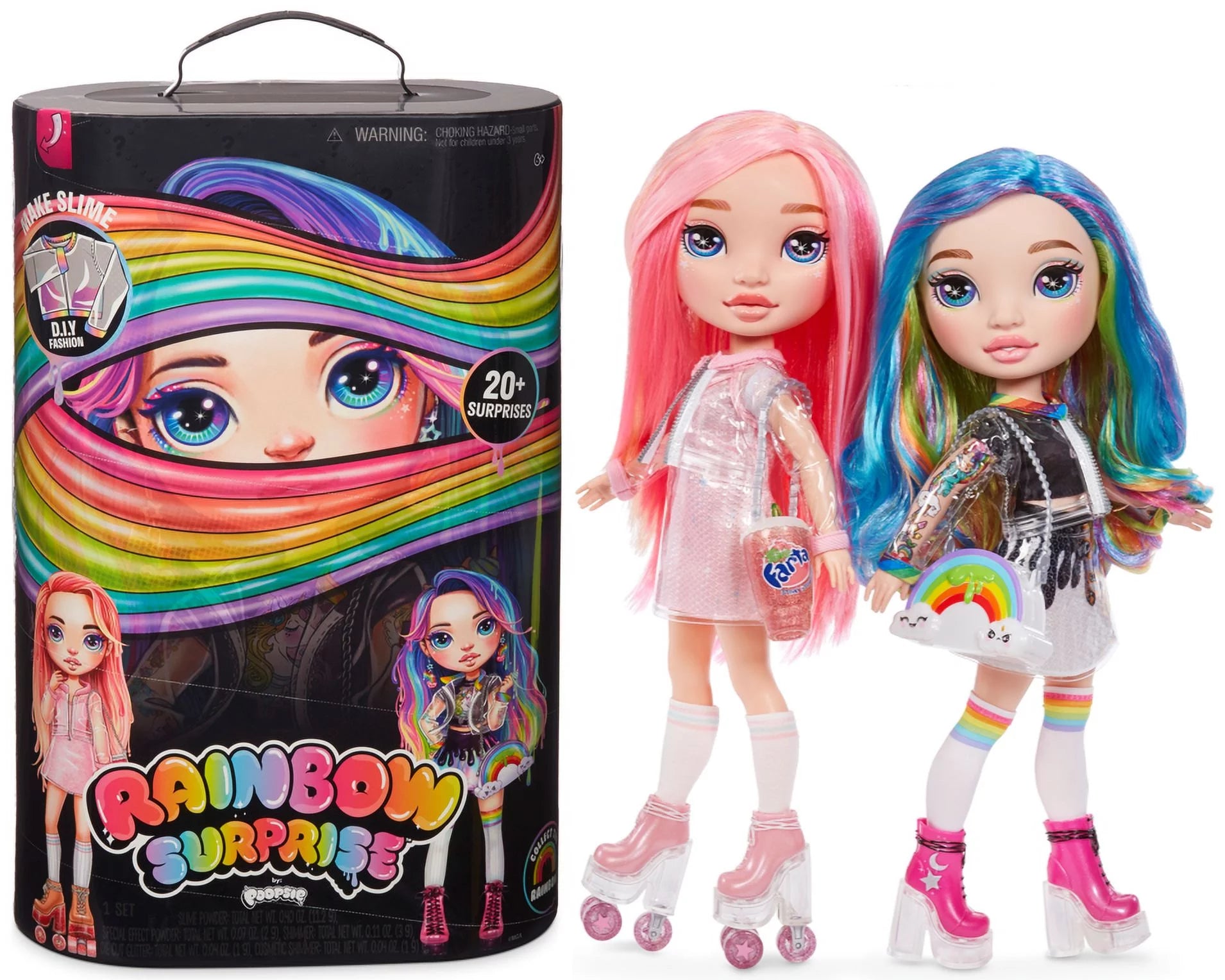 Rainbow Surprise by Poopsie: 14′′ Doll with 20+ Slime & Fashion Surprises, Rainbow Dream or Pixie Rose