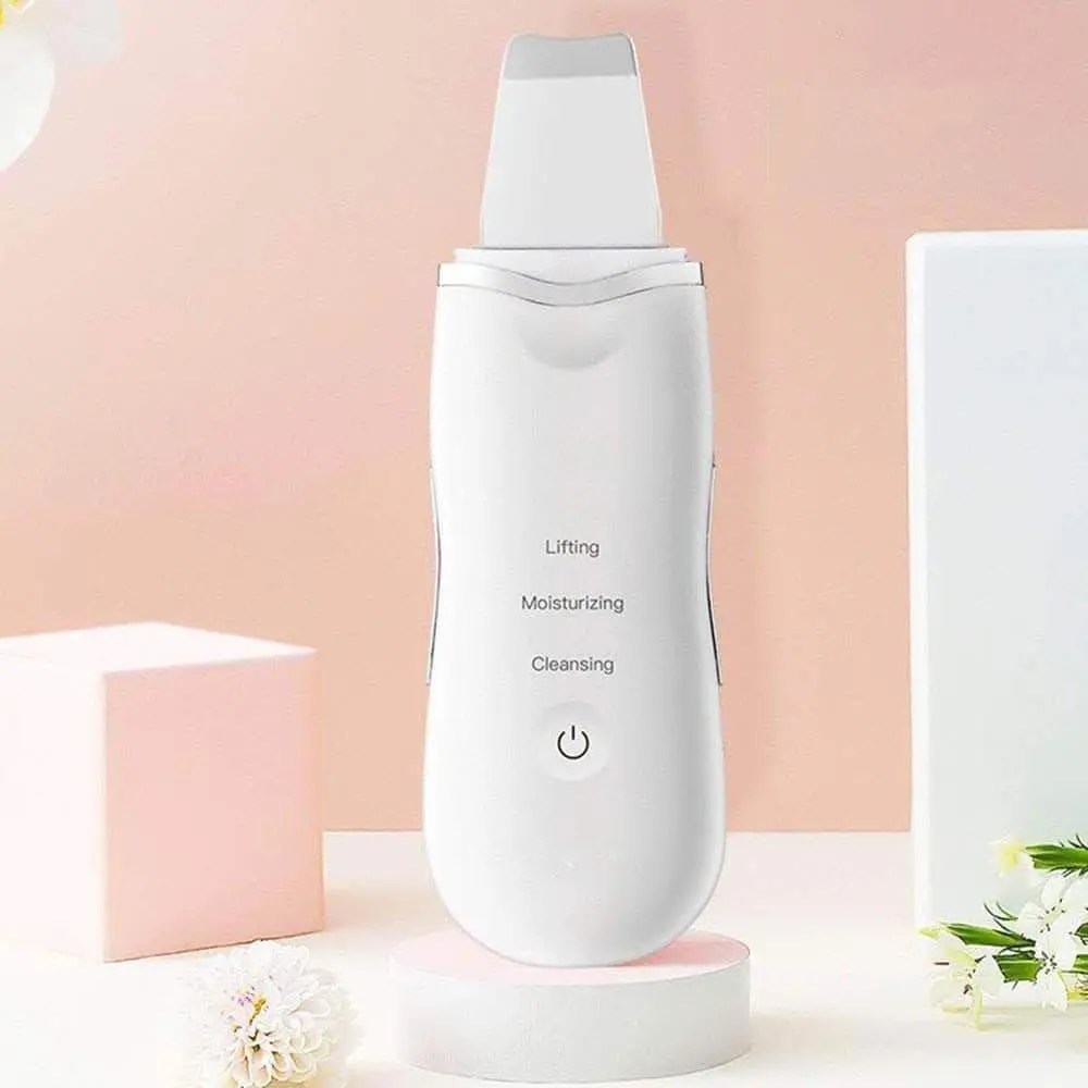 Ultrasonic Skin Scrubber Spatula Face Cleaner Scraper