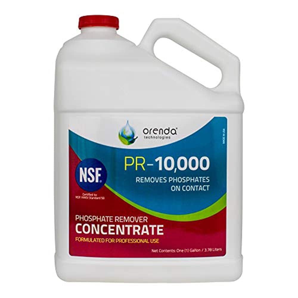 Orenda Technologies PR-10000 Phosphate Remover, 1 Gallon – Concentrated Algae Prevention for Pools