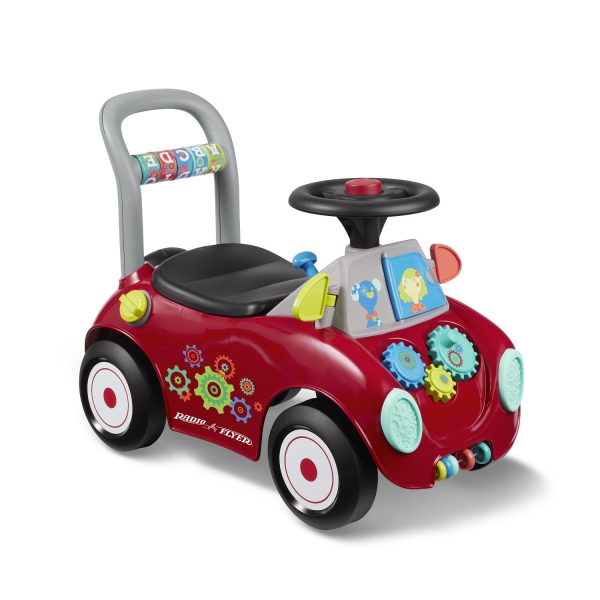 , Busy Buggy, Ride-on and Push Walker, Red