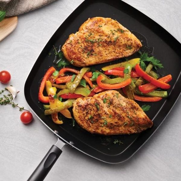 15 pc Aluminum Nonstick Cookware Set with Utensils Storm, 80143/034DS