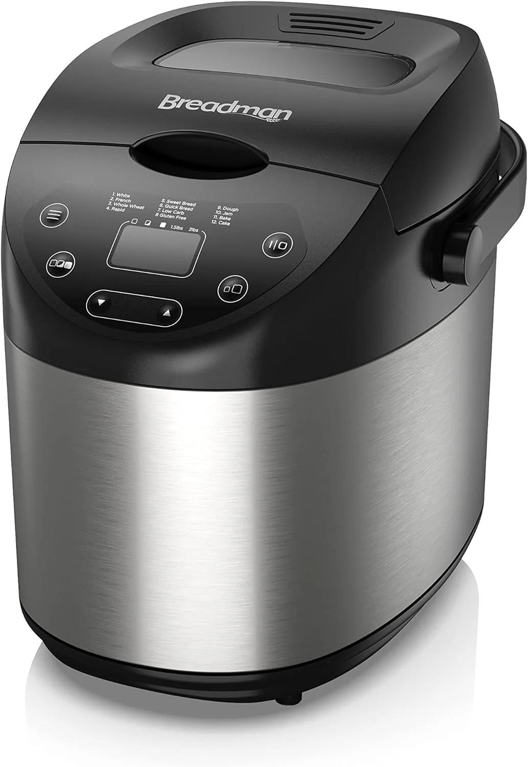 Breadman 2-Pound Bread Maker, Stainless Steel, BK1200SS