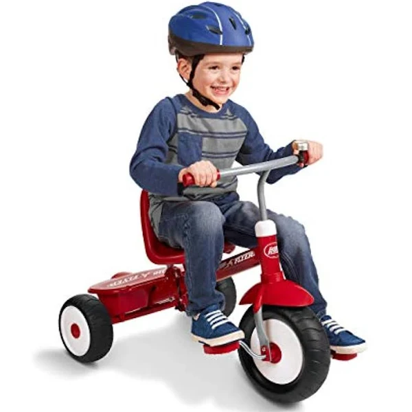 Radio Flyer Kid's Steer & Stroll Trike - Red