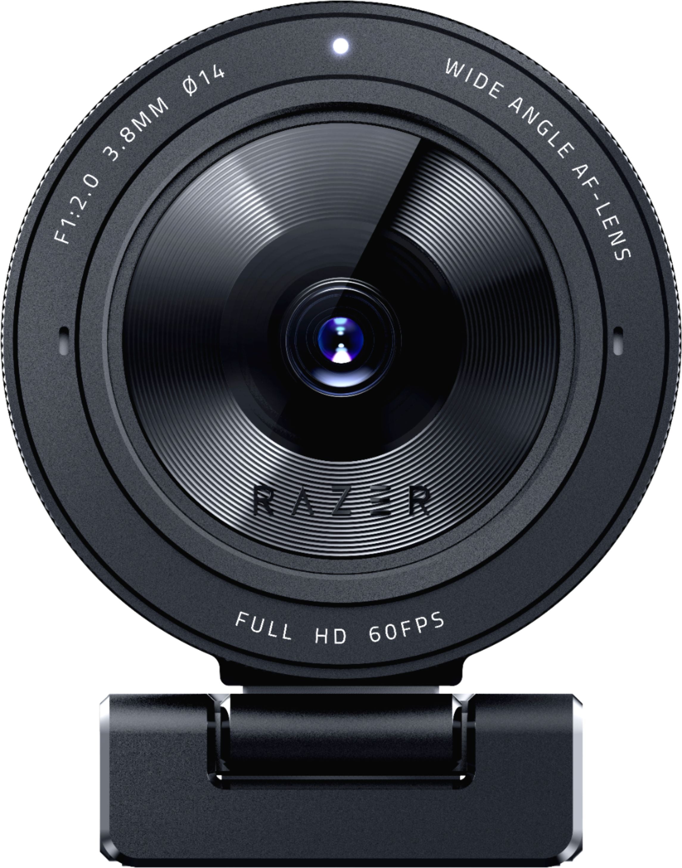 Razer – Kiyo Pro 1920 x 1080 Webcam with High-Performance Adaptive Light Sensor – Black