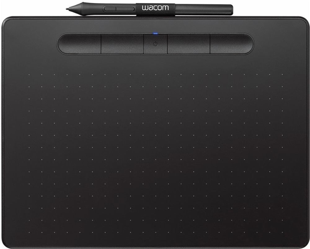 Wacom Intuos Medium Wireless Graphic Drawing Tablet, Black – Compatible with Mac, PC, Chromebook & Android, Software Included