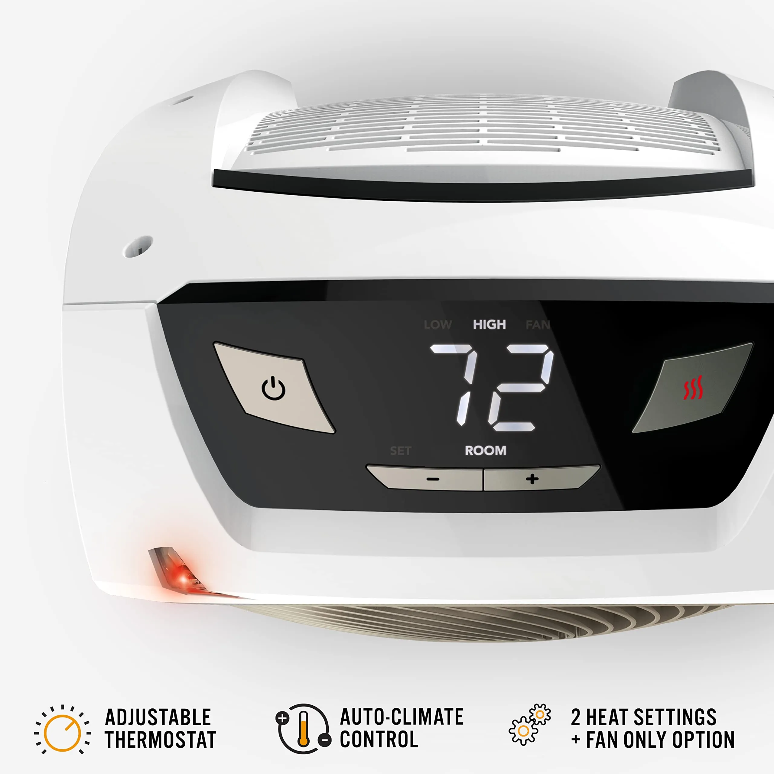 Vornado Space Heater for Home, Digital Display, Whole Room Electric Heater for Indoors