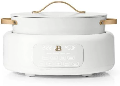 Beautiful 10 in 1 Electric Multi-Cooker, White Icing by Drew Barrymore