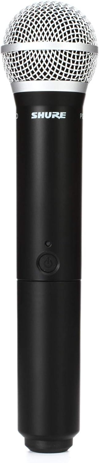 Shure BLX24/PG58-H9 UHF Wireless Microphone System with PG58 Mic, 14-Hour Battery, 300 ft Range, for Vocals & Karaoke