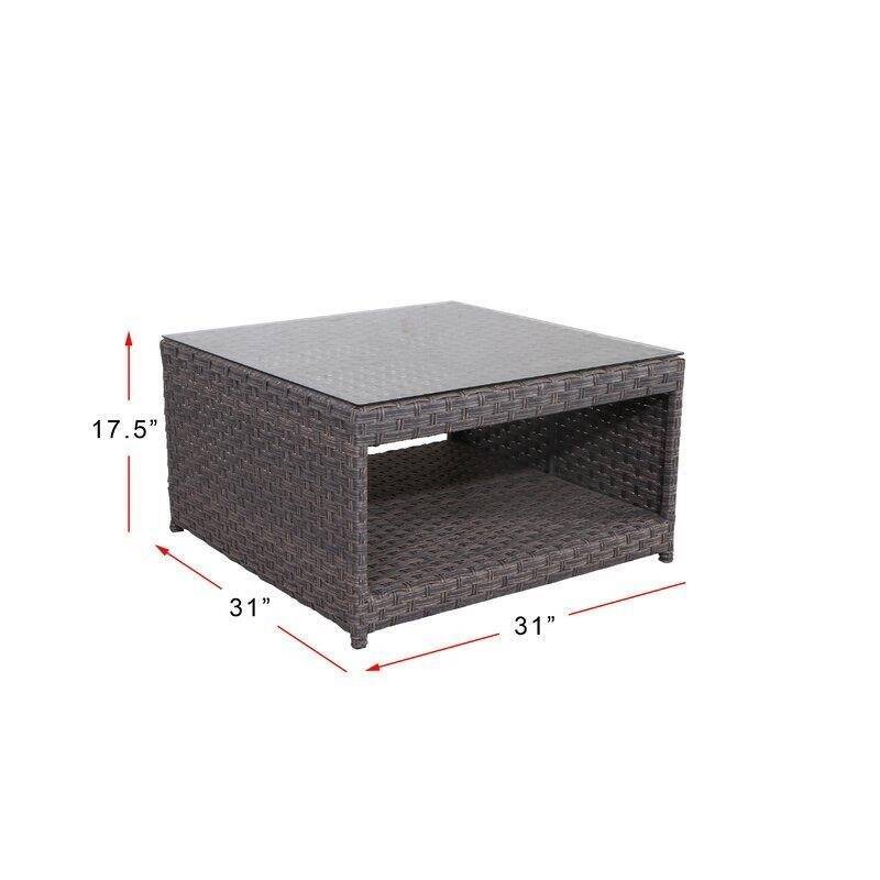 Kordell Outdoor Wicker/Rattan 10-Person Seating Group with Cushions