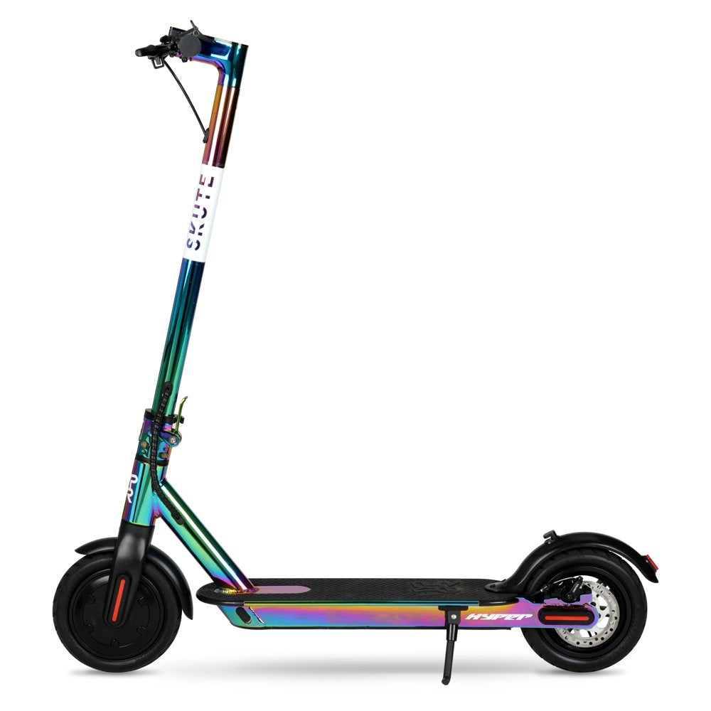 Hyper Toy Company Skute Folding Electric Scooter, 37V 350W, Jet Fuel, LED Display, 16 MPH Max Speed