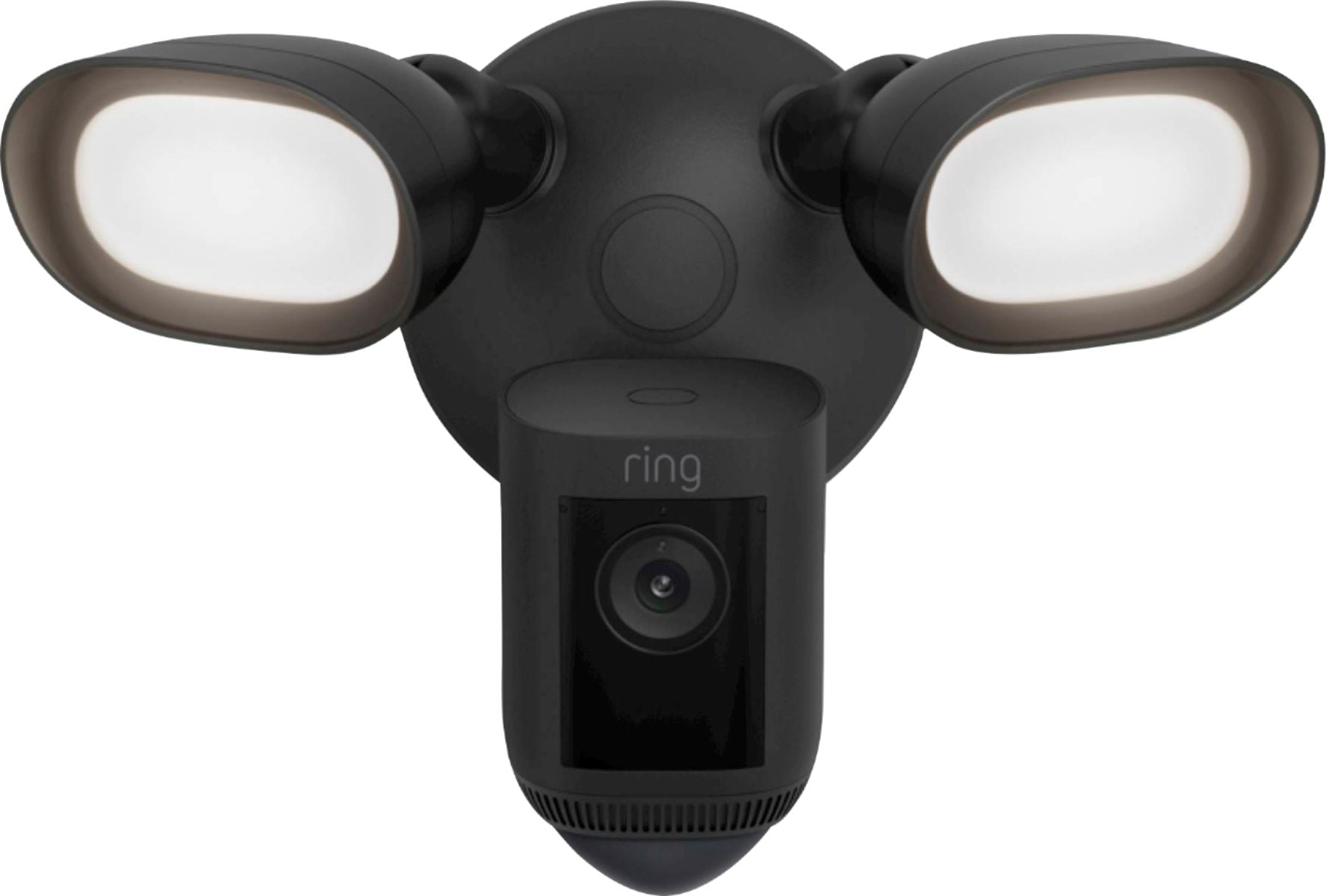 Ring – Floodlight Cam Wired Pro Outdoor Wi-Fi 1080p Surveillance Camera – Black