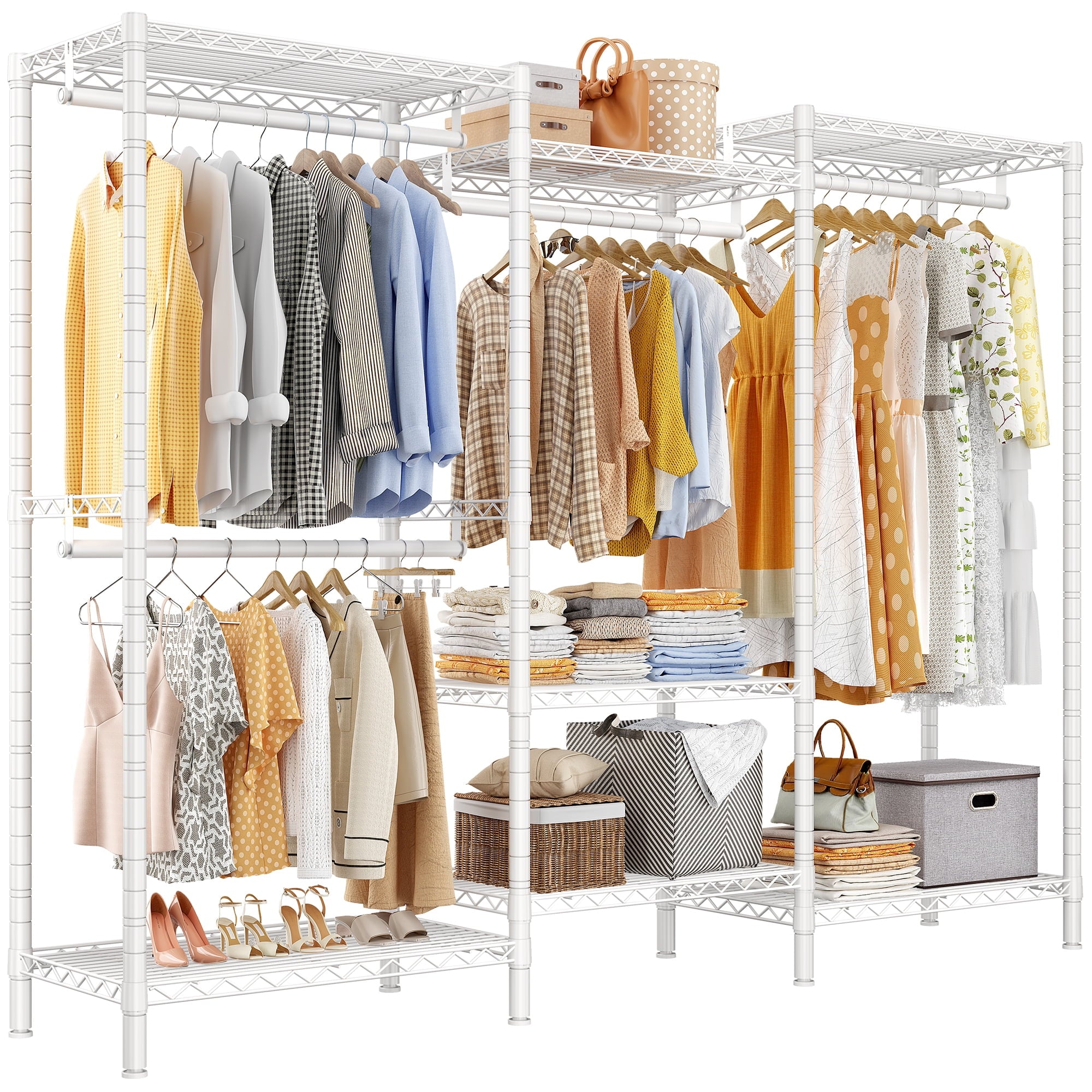 830LbsClothes Rack Heavy Duty Clothing Rack 77