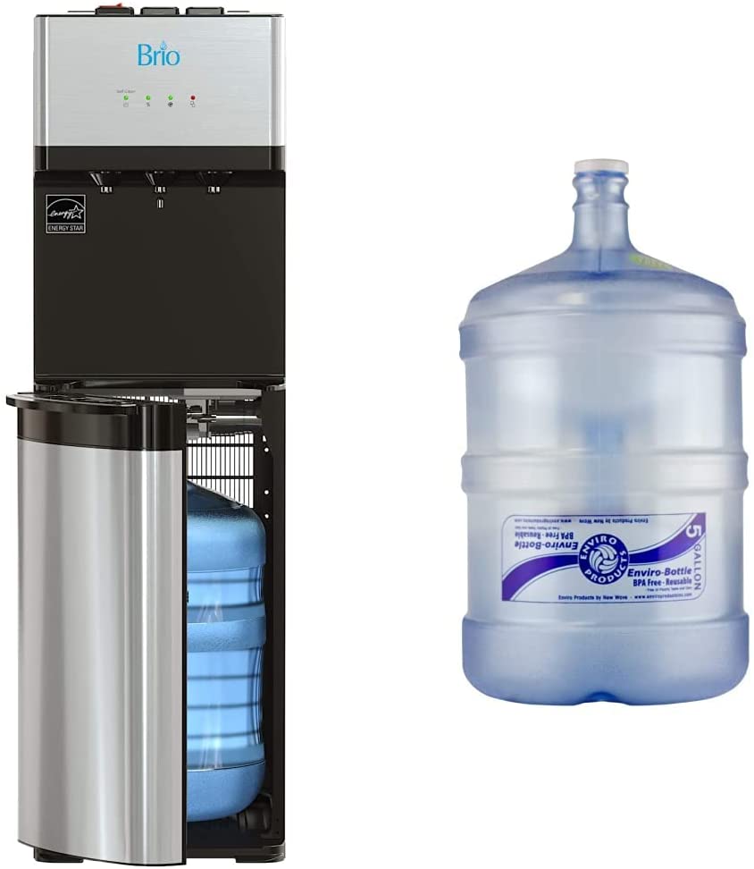Brio Self Cleaning Bottom Loading Water Cooler Water Dispenser- 3 Temperature Settings