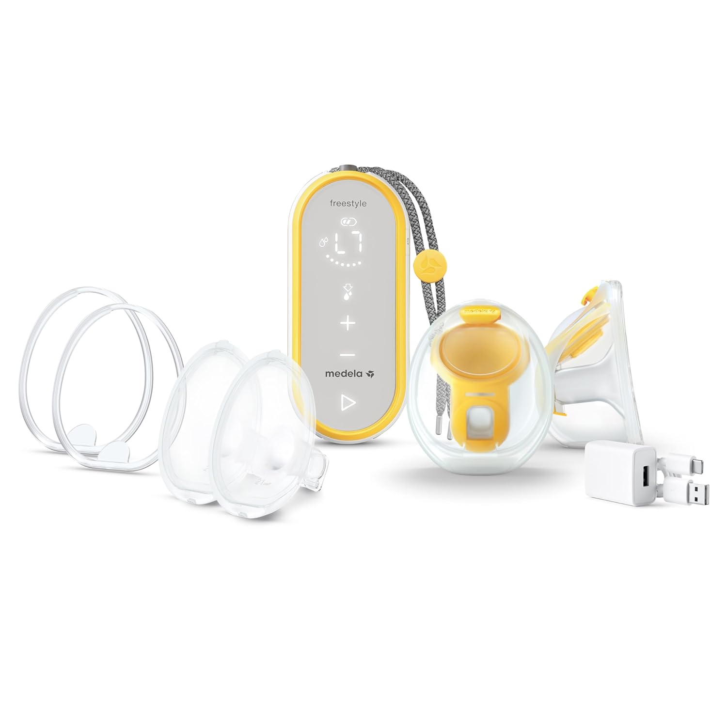 Medela Freestyle Hands-Free Double Electric Breast Pump, Wearable & Portable with App Connectivity