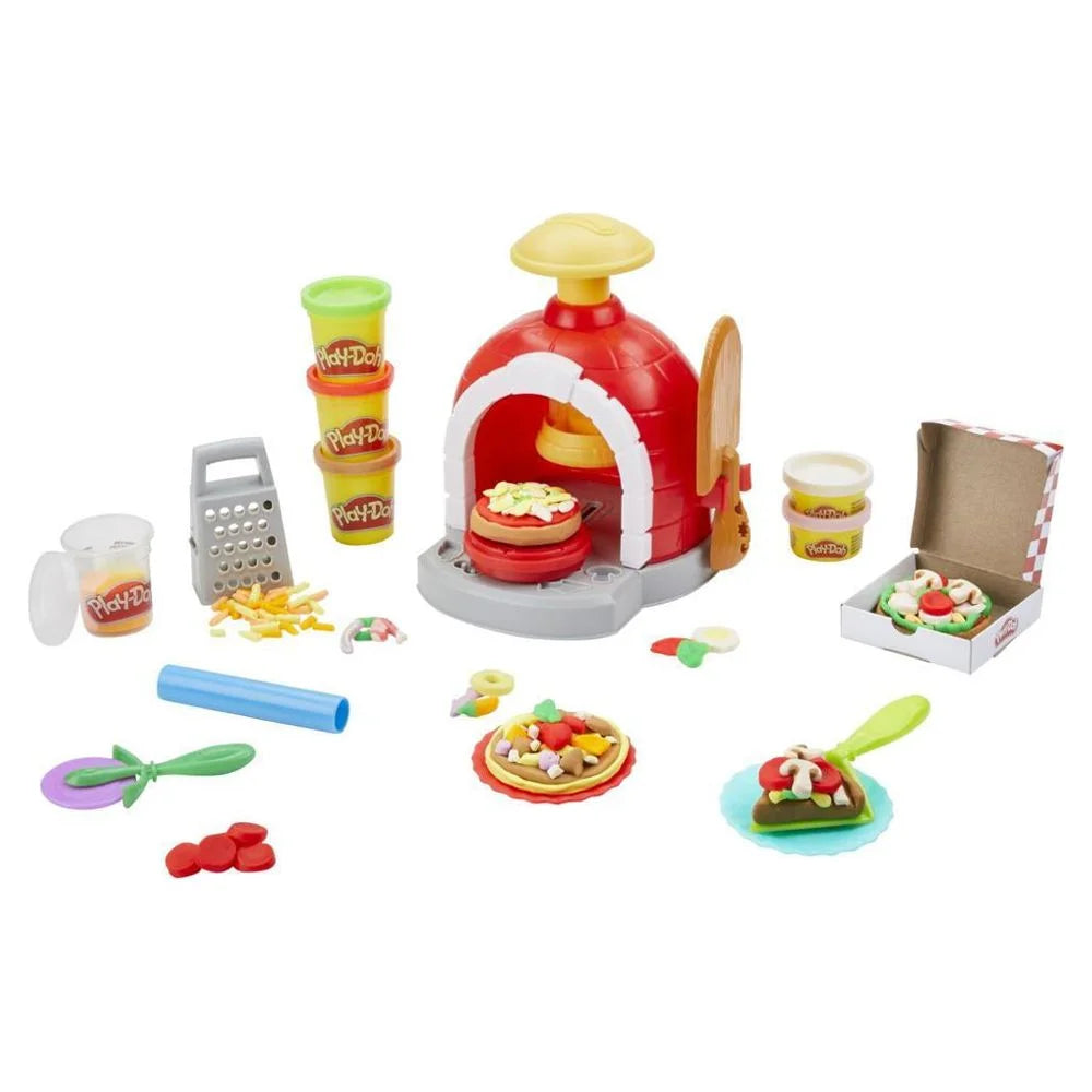 Play-Doh Kitchen Creations Pizza Oven Playset with 6 Cans of Modeling Compound and 8 Accessories