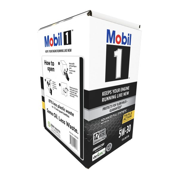 1 Advanced Full Synthetic Motor Oil 5W-30, 12 qt Bag in Box