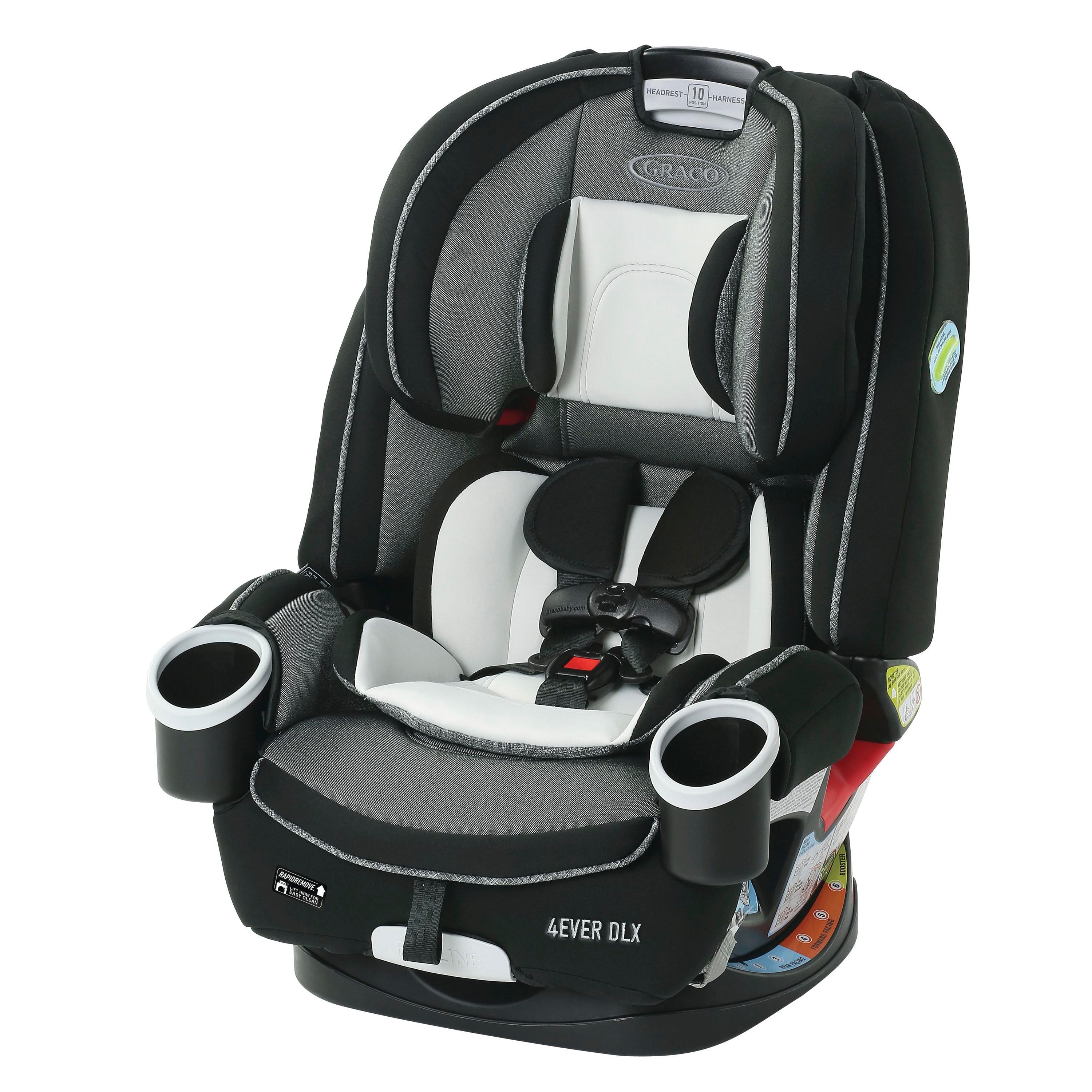 Graco 4Ever DLX 4-in-1 Convertible Car Seat, Fairmont Black