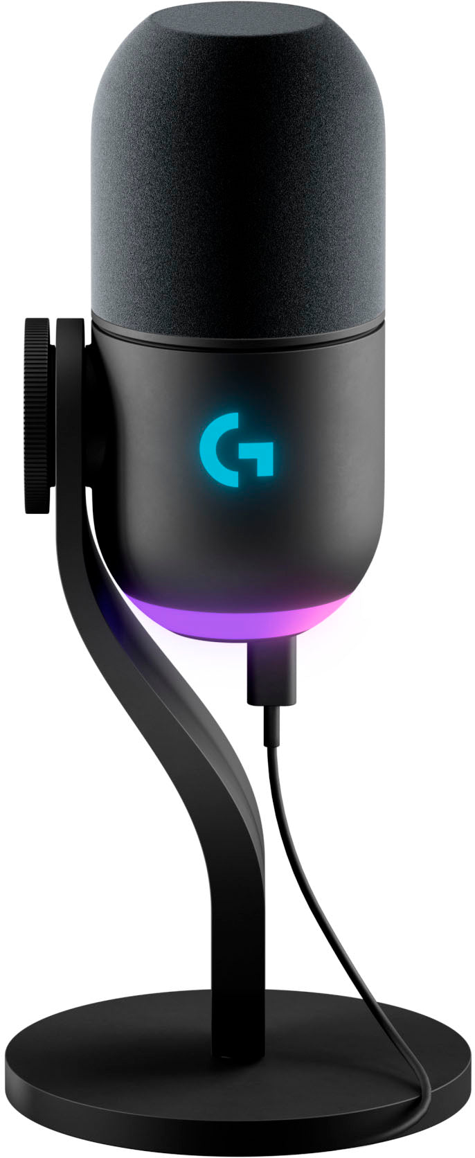 Logitech – Yeti GX Wired Supercardioid Dynamic Gaming Microphone with LIGHTSYNC RGB Lights