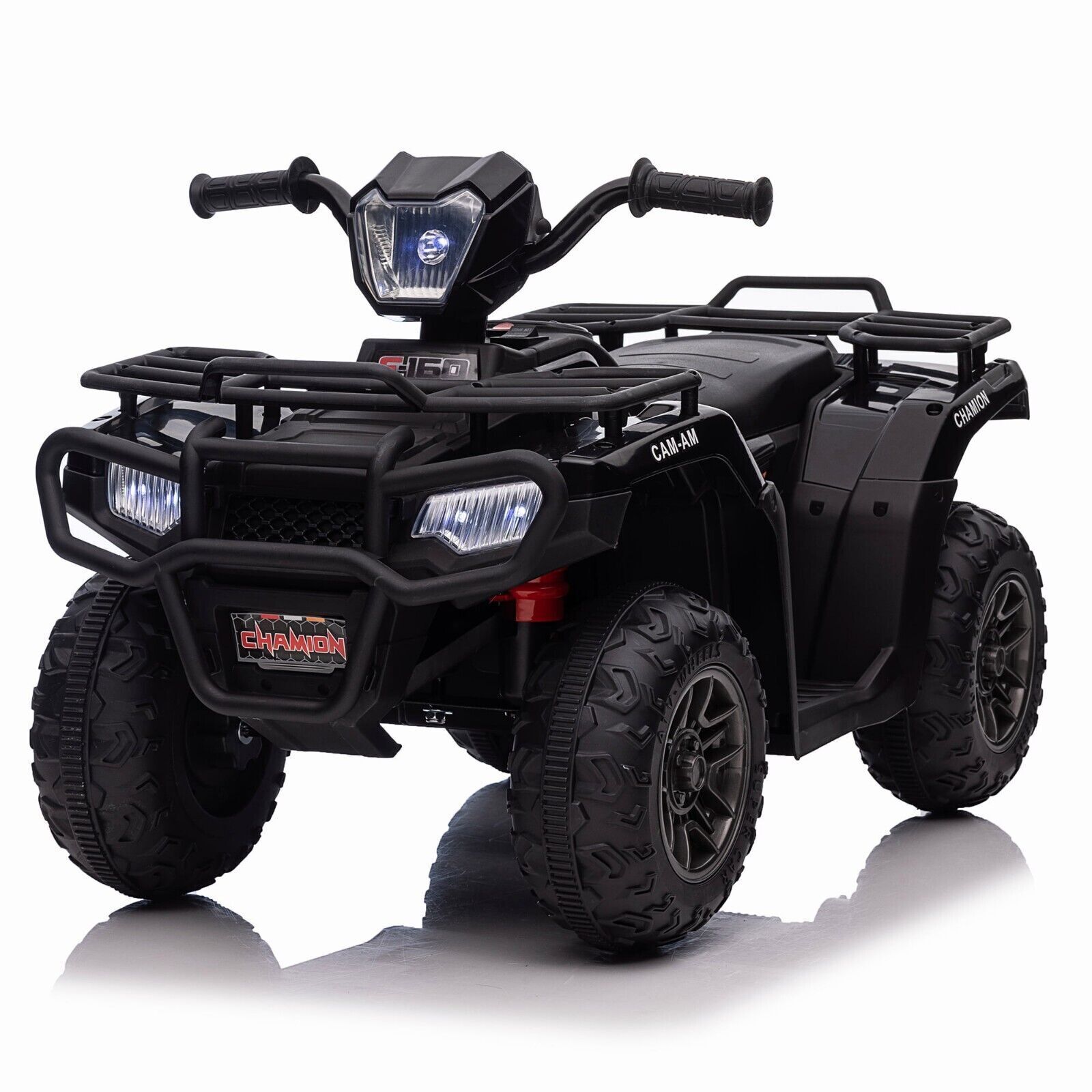 Kids Ride on ATV 12V Battery-Operated Car 4 Wheeler w/LED Light Remote Control