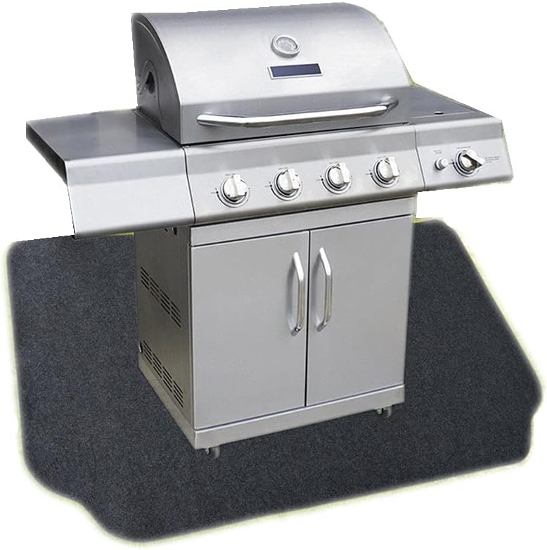 Protective Deck and Patio Mat for Under The Grill, BBQ Grill Pads & Floor Mats, 72x36