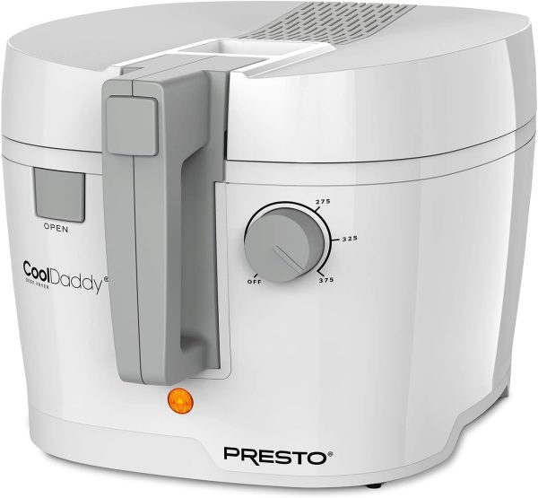 05443 CoolDaddy Cool-touch Deep Fryer White