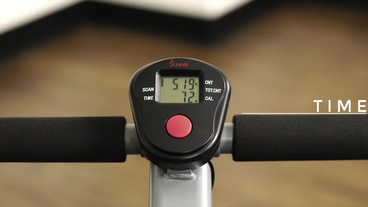 Sunny Health & Fitness 12 Adjustable Resistance Rowing Machine Rower w/ Free SunnyFit® App - SF-RW1205