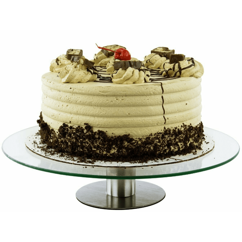 Rotating Small Cake Turntable Display Pedestal Stand 12′′