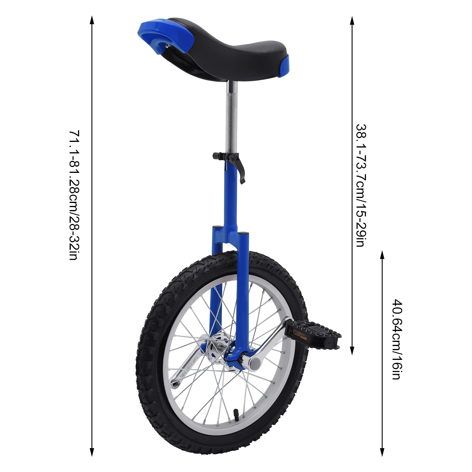 ACOSDIDES Unicycle Unicycles Adjustable Exercise