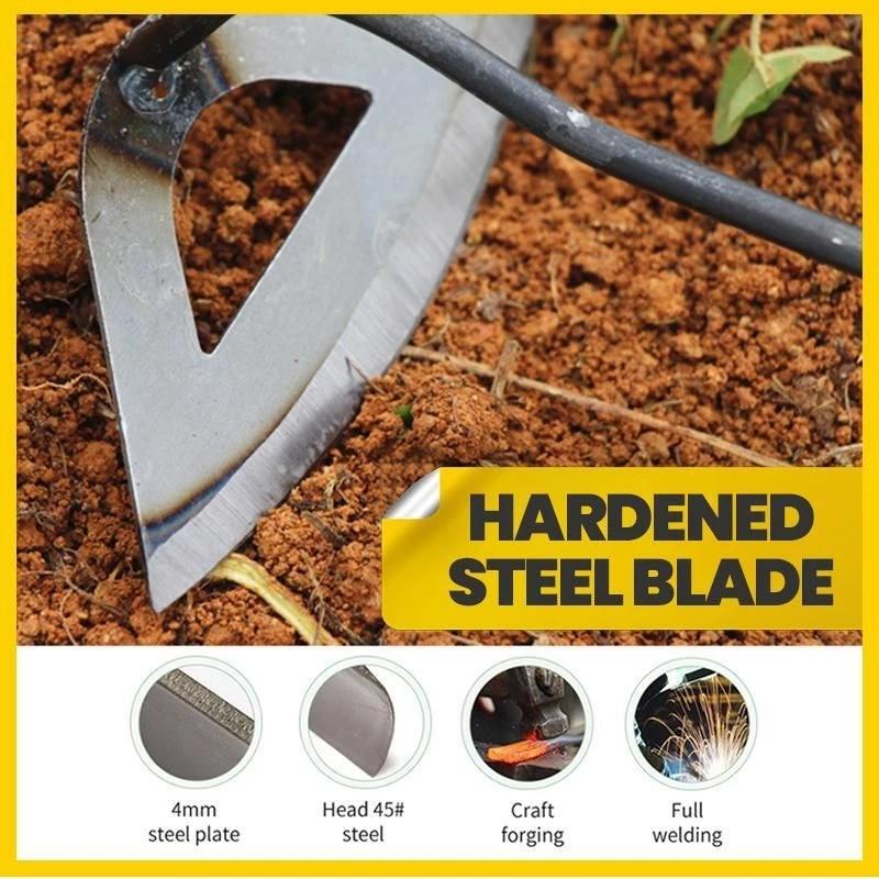 Hardened All-Steel Hollow Hoe – Durable Garden Tool for Efficient Gardening