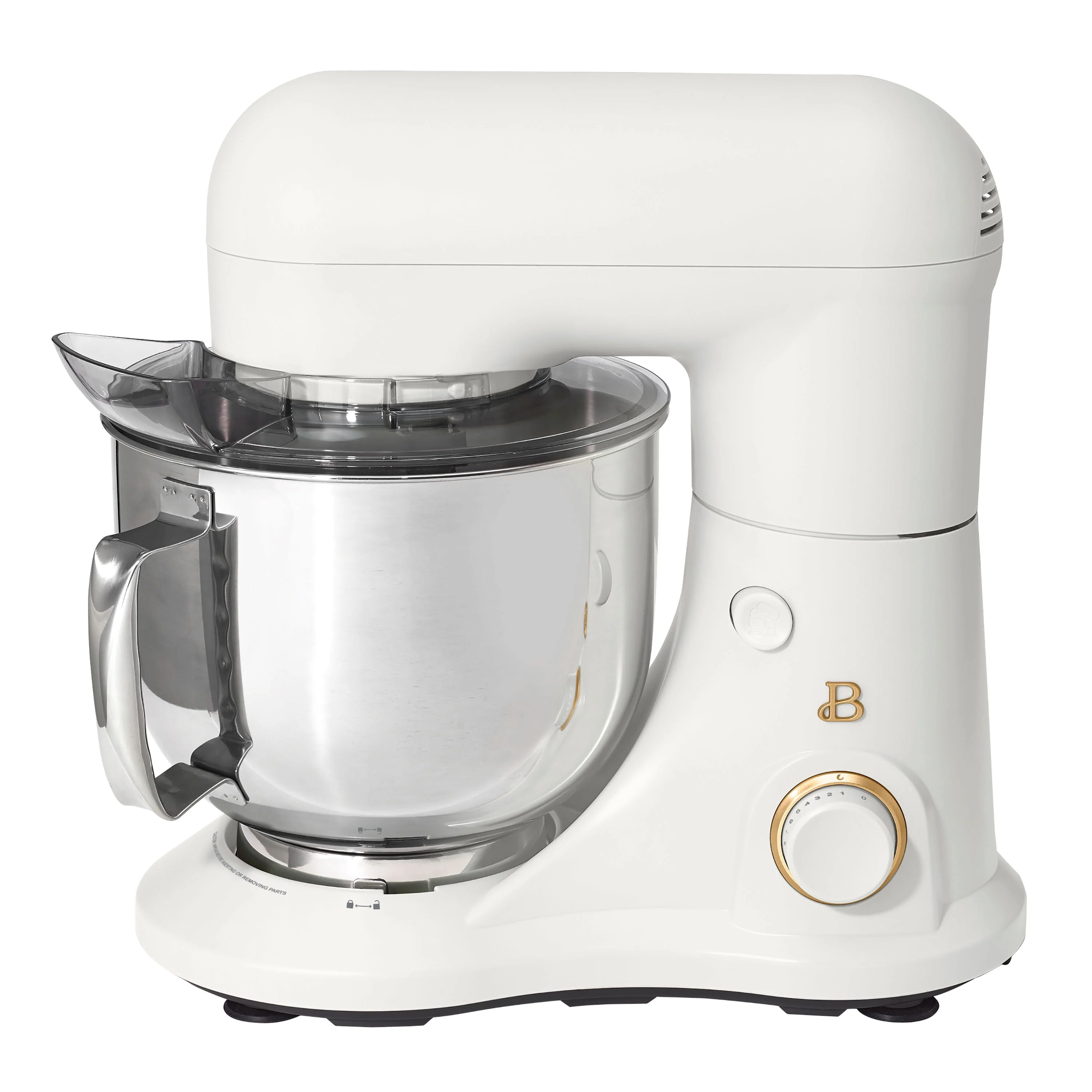 Beautiful 5.3 Qt Stand Mixer, Lightweight & Powerful with Tilt-Head, White Icing by Drew Barrymore