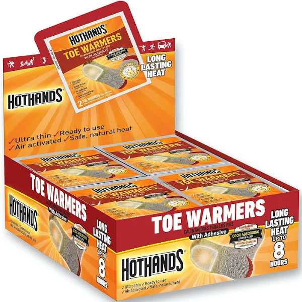 Hothands Toe Warmers, with Adhesive
