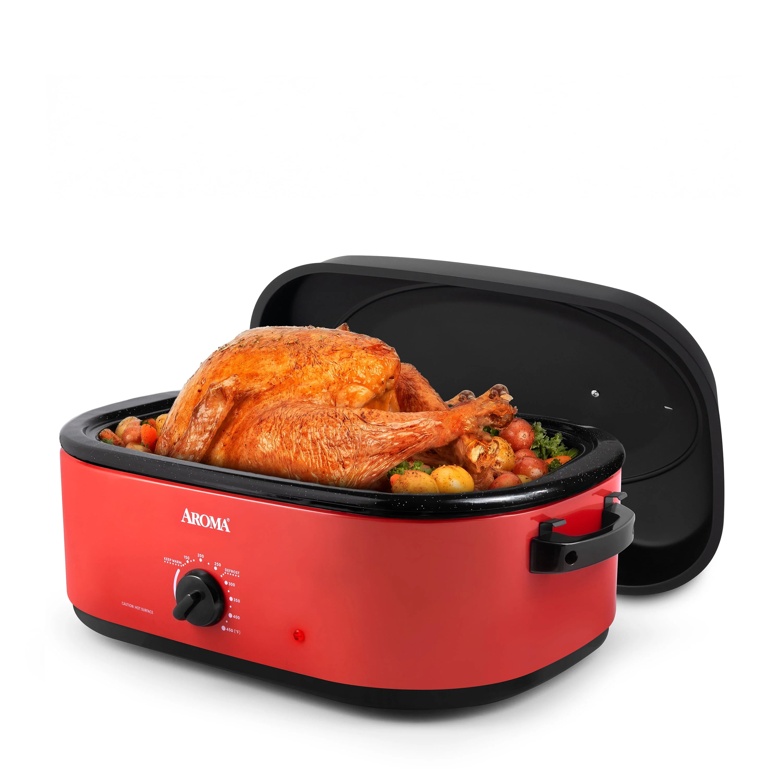 AROMA® 18Qt. Roaster Oven with High-Dome Lid (ART-718RH)