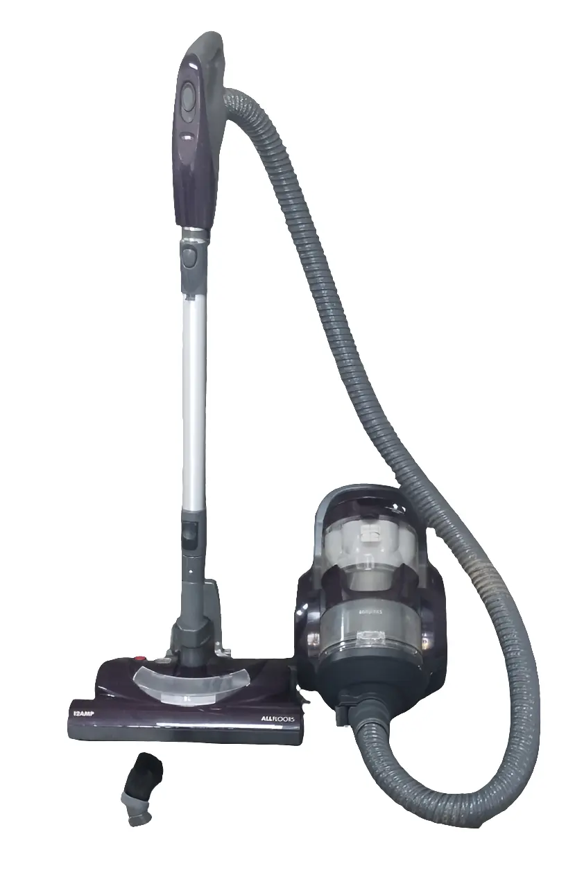Kenmore Friendly Lightweight Bagless Compact Canister Vacuum, HEPA, Extended Telescoping Wand, Retractable Cord and 2 Cleaning Tools, Pet PowerMate + 2 Motor Power, Purple