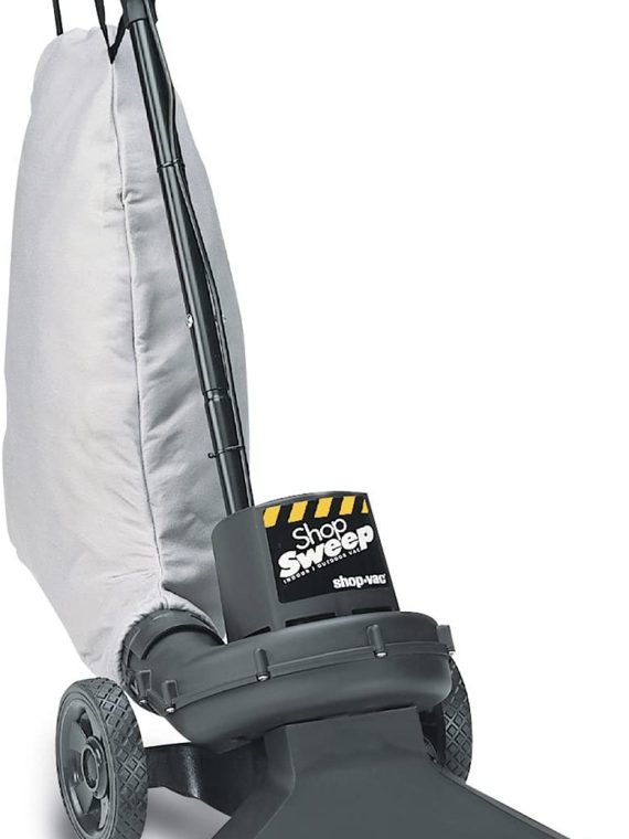 4050010 Shop Sweep Indoor/Outdoor Vacuum with 8-Gallon Collection Bag for Dry Pickup