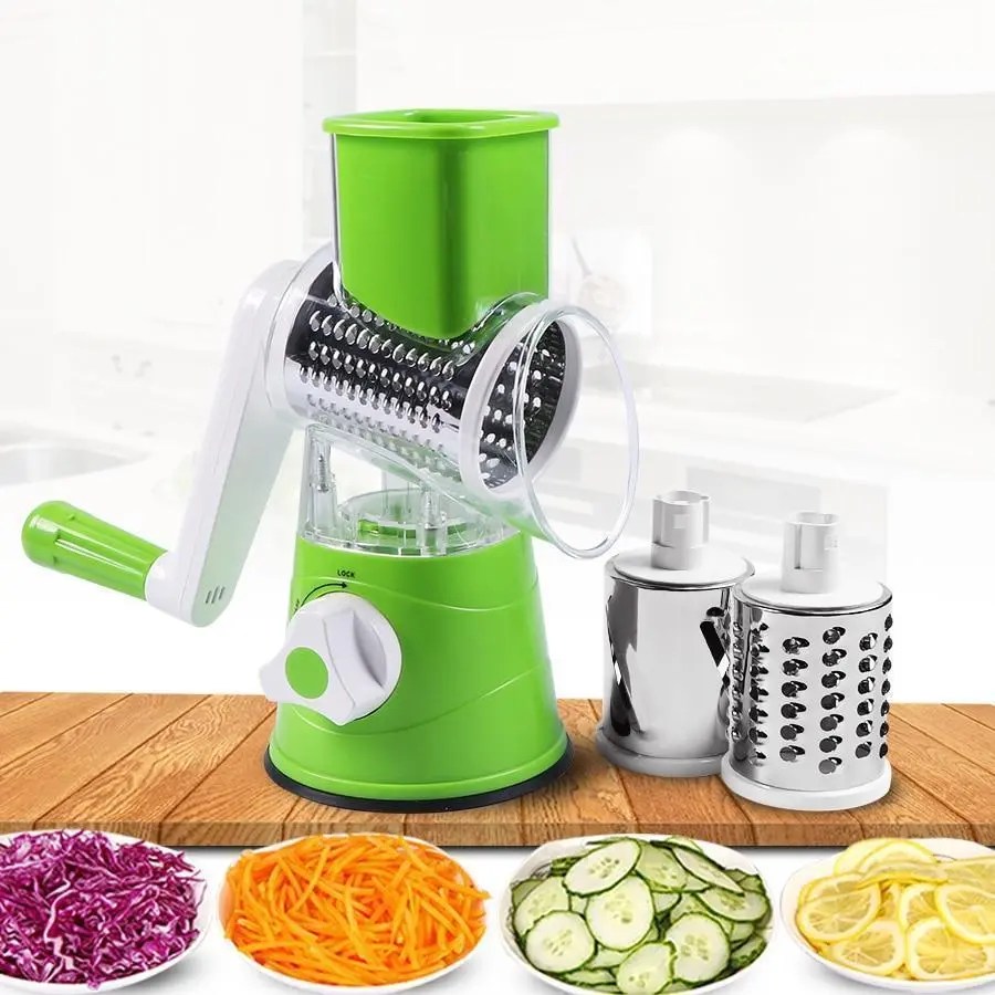 Rotary Vegetable Slicer Carrot Spiralizer Salad Cutter