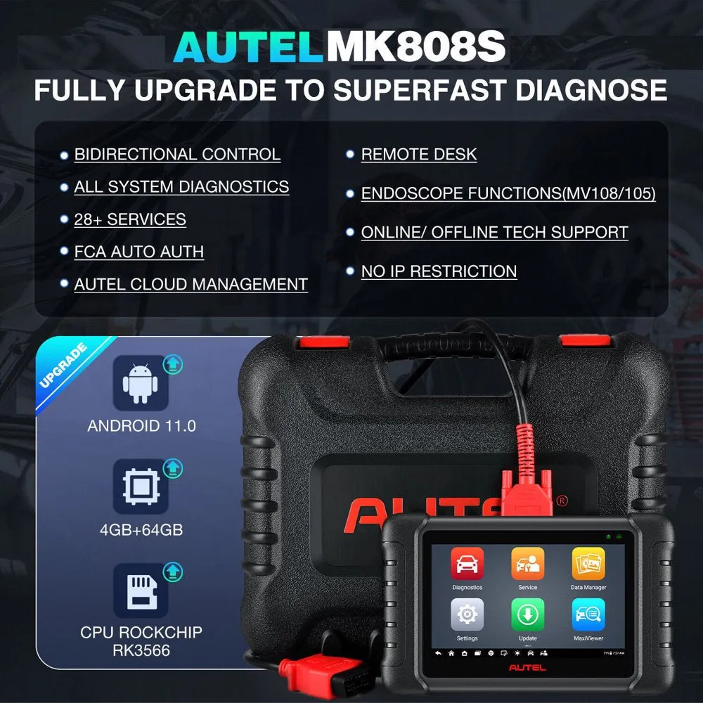 Autel Scanner Maxicom MK808S Car Diagnostic Scan Tool