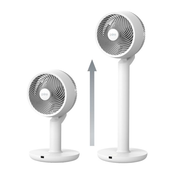 2-in-1 Circulating Floor Desk Fan 24 Fan Speeds, Vertical and Horizontal Oscillation, Optional Remote Control Operation, Auto-Off Timer and Sleep Mode Ideal for the Whole House