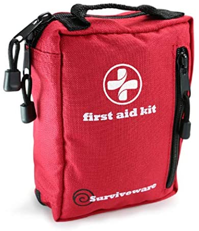 Surviveware Comprehensive Premium First Aid Kit Emergency Medical Kit for Trucks, Cars, Camping, Office and Sports and Outdoor Emergencies – Large 200 Piece Set