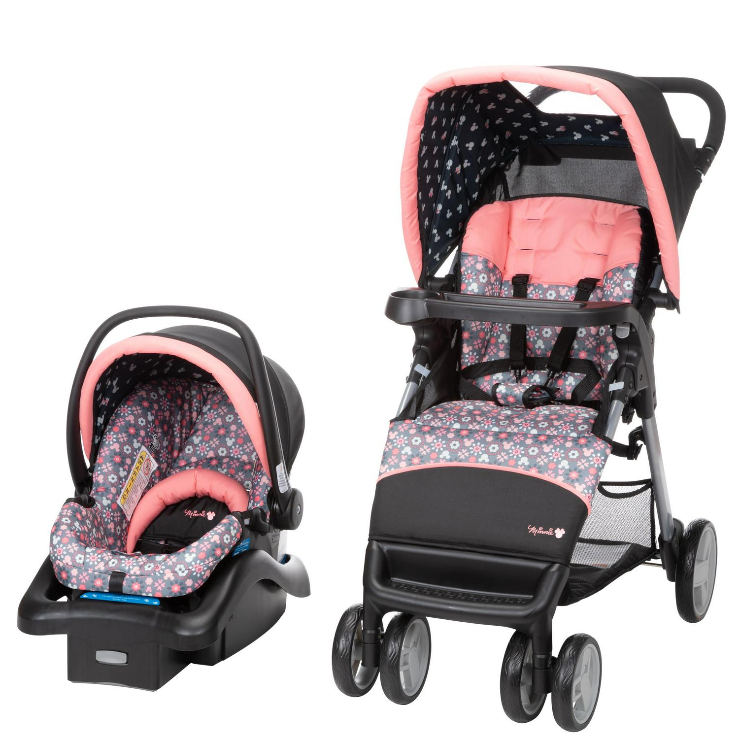 Baby  Simple Fold LX Travel System, Minnie Varsity