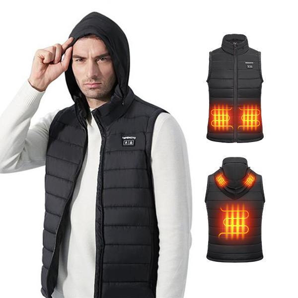 Rechargeable Heated Vest with Hunting Cap
