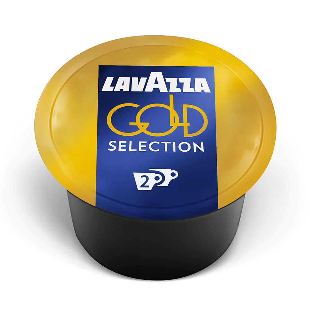 Lavazza Blue Espresso Gold Selection Coffee Capsules, Medium Roast, 100 Count, Italian Blend, Compatible with Lavazza Blue Machines
