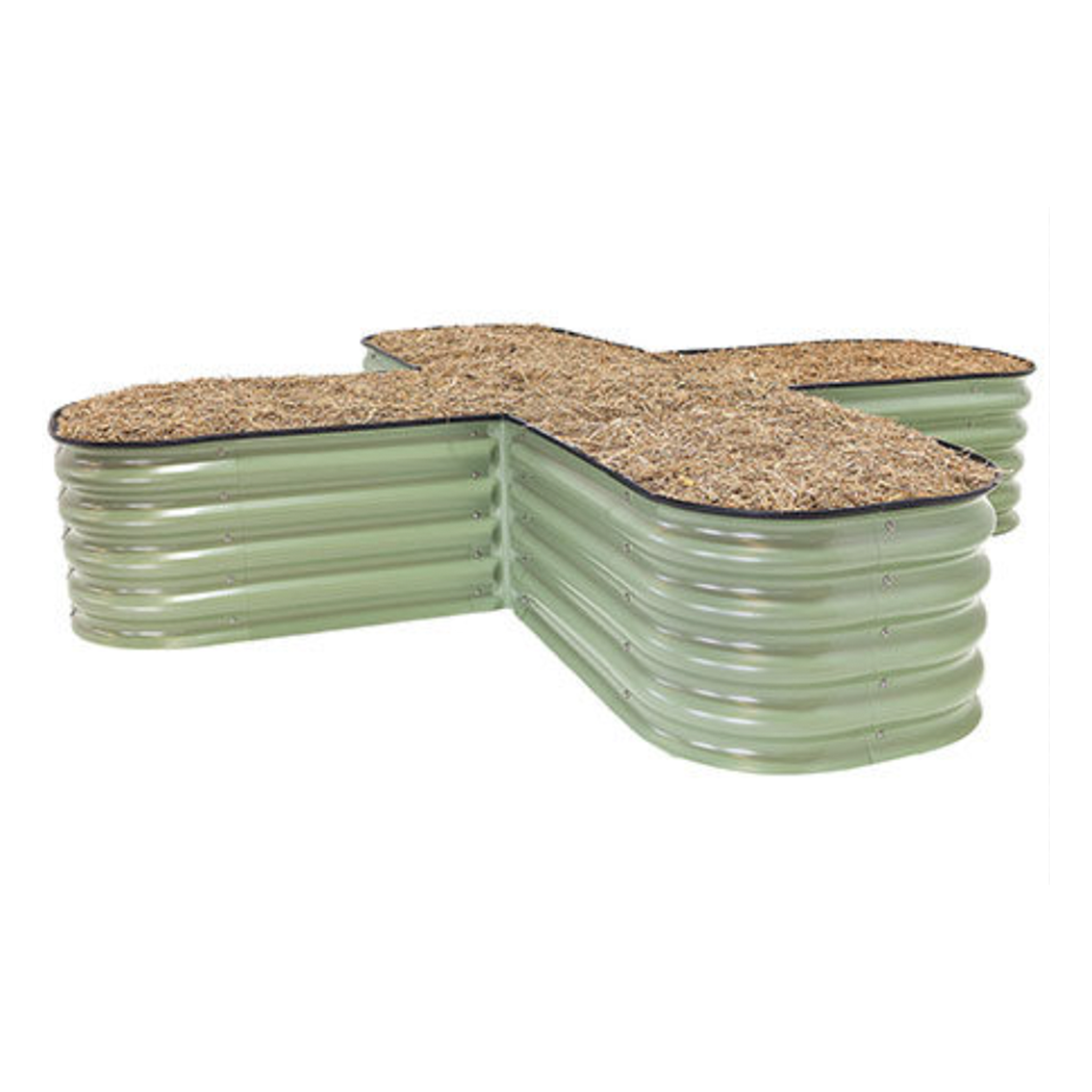 Rotational 6-in-1 Metal Raised Garden Bed – Durable, Modular Design for Versatile Gardening