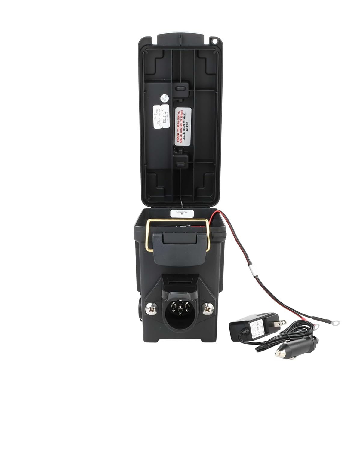 Heavy Ranger MUTT Universal Trailer Light Tester, Portable & Water-Resistant, 7-Way Round Pin, Commercial Use