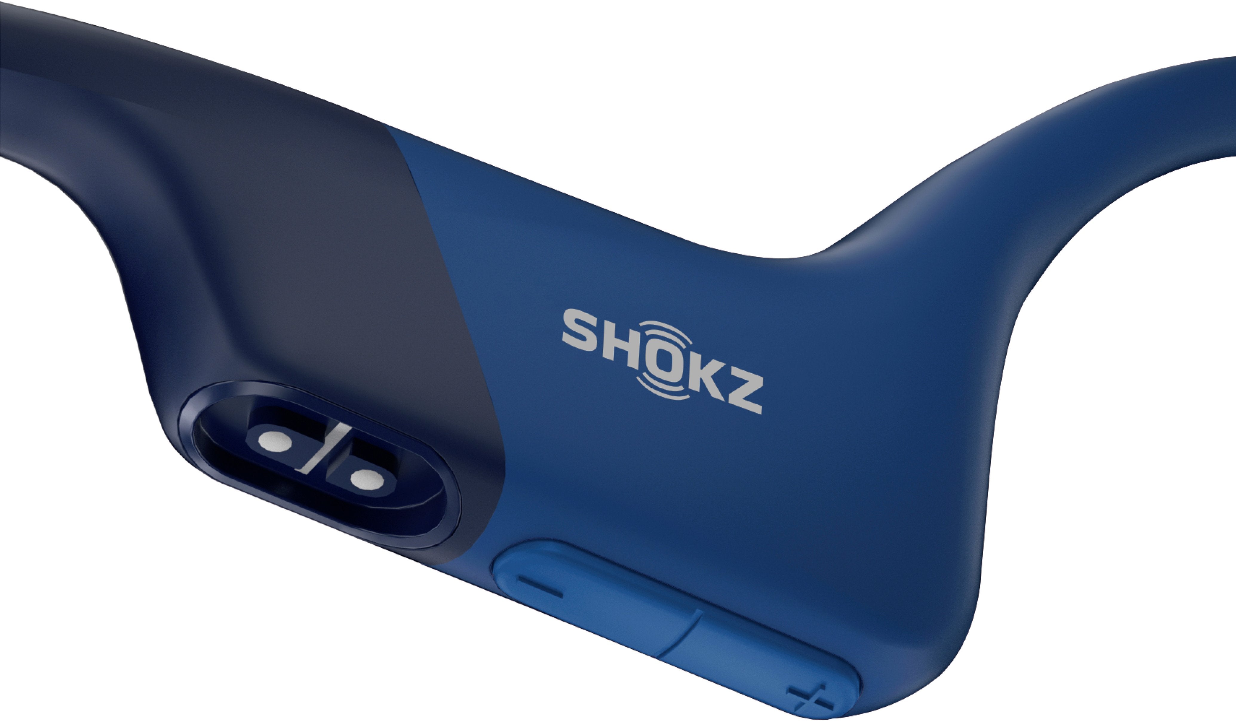 Shokz – OpenRun Bone Conduction Open-Ear Endurance Headphones – Blue