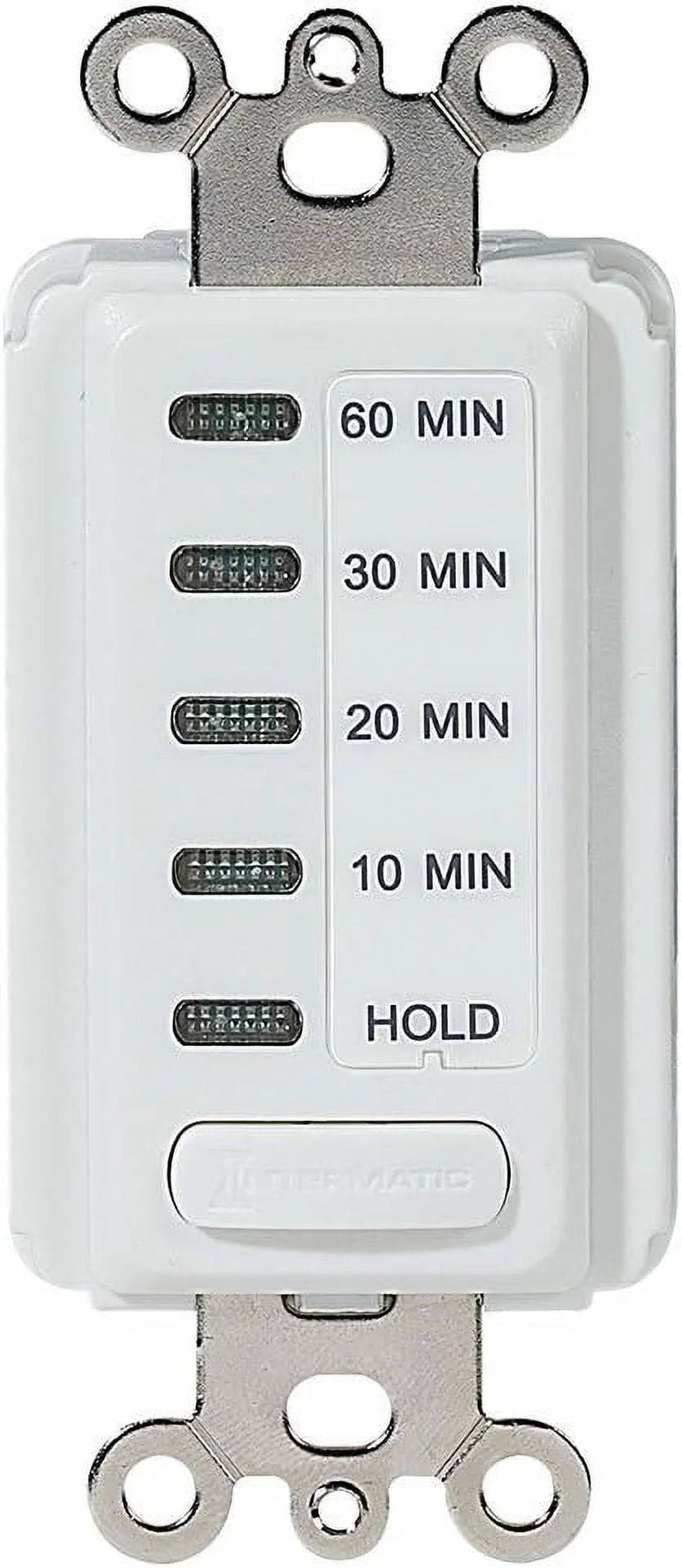 Intermatic EC210WK 10/20/30/60 Minute Countdown Timer, White