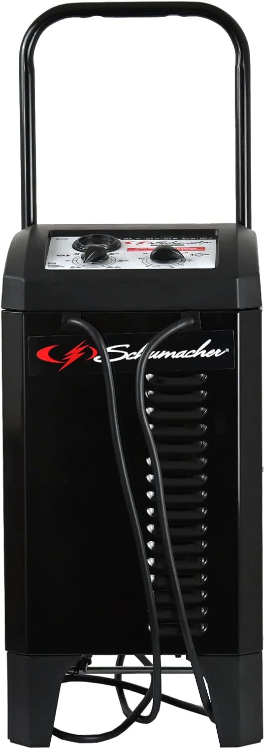 Schumacher SC1445 250A Battery Charger & Jump Starter, Wheeled, Manual Timer, 6V/12V for Cars, SUVs, Trucks, Boats