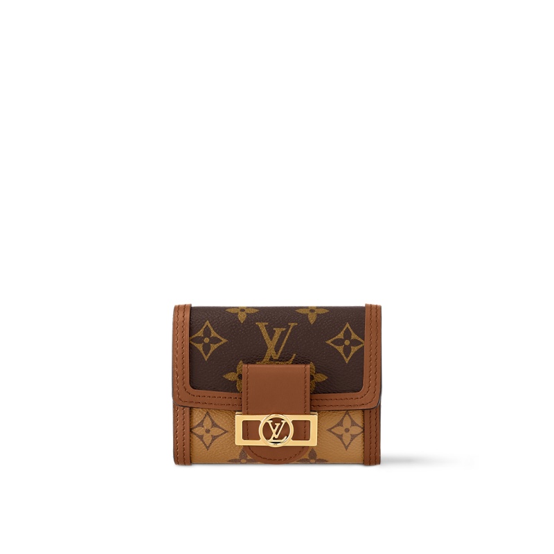 Replicate Louis Vuitton Dauphine Compact Wallet M68725(1:1 replica)