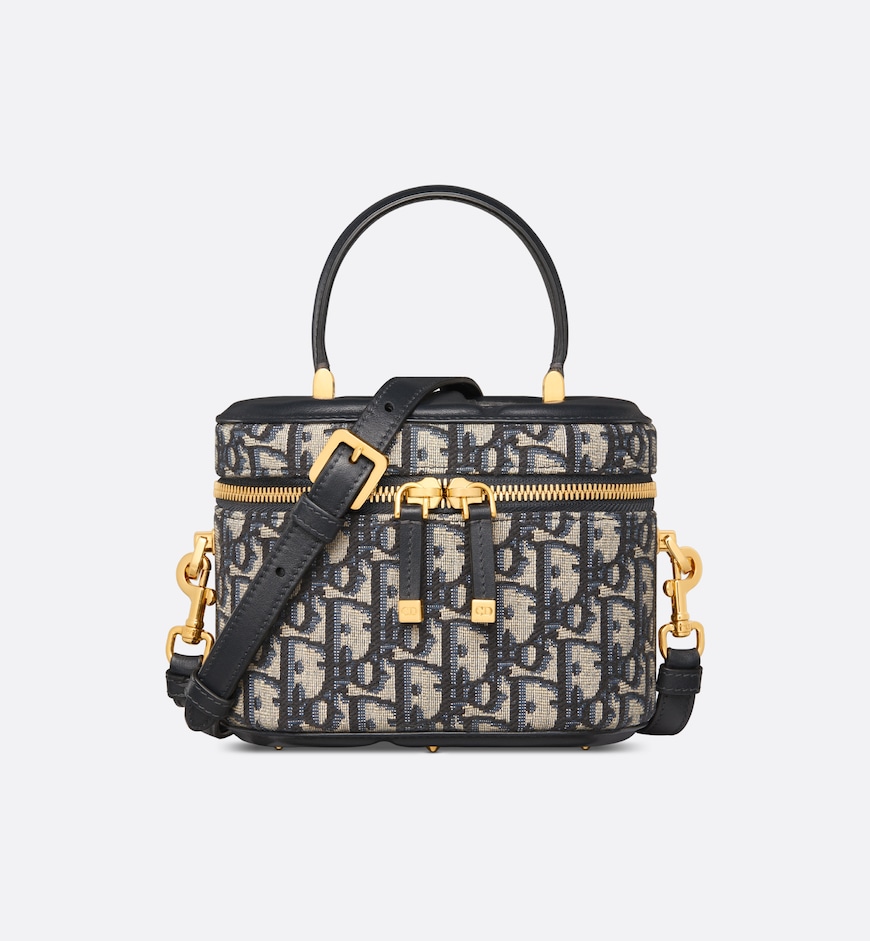 Replicate Dior Small CD Signature Vanity Case(1:1 replica)