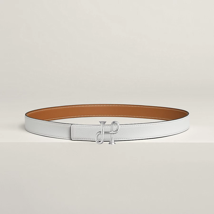 Replicate Cor Baroque belt buckle   Reversible leather strap 24 mm(1:1 replica)