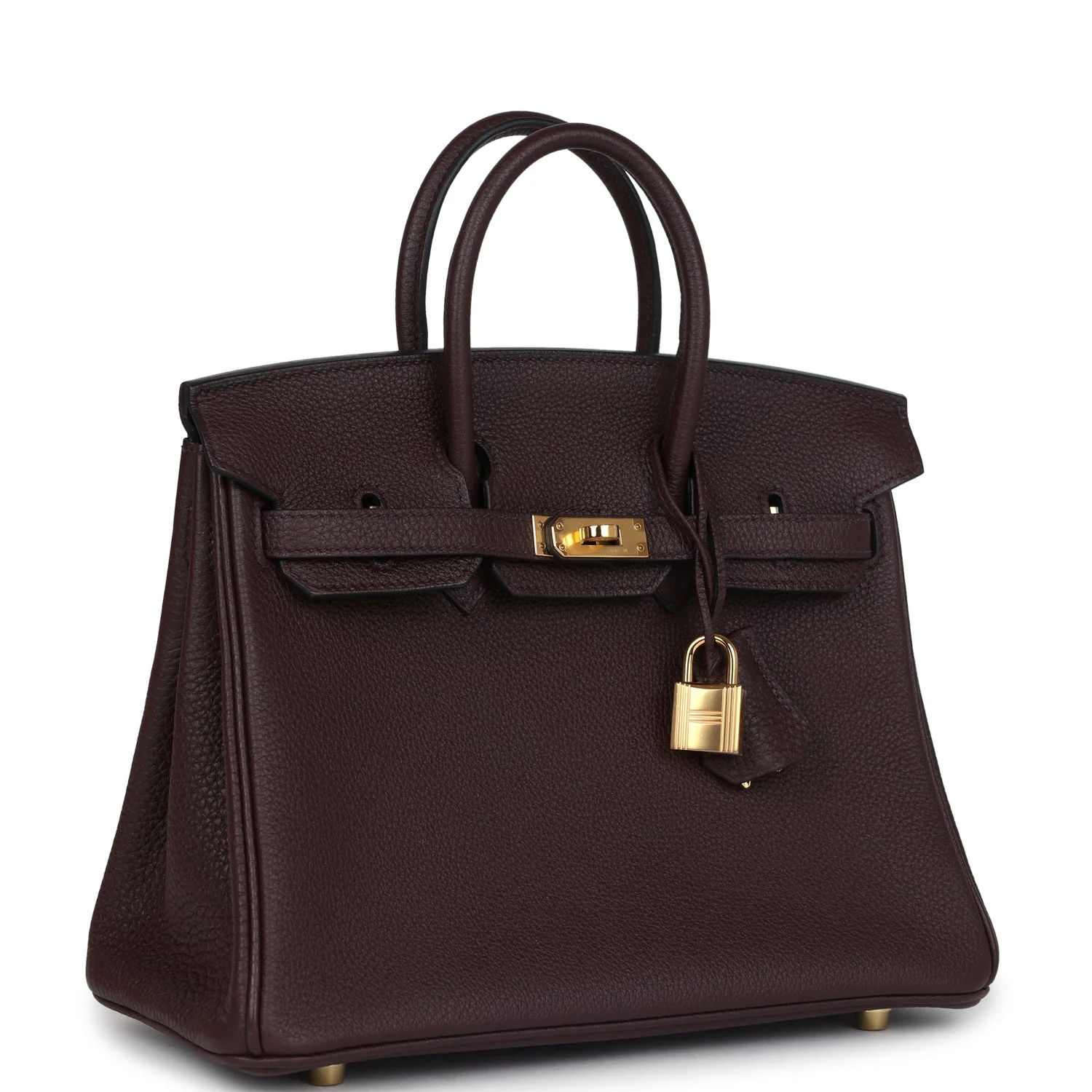 Replicate Hermes Birkin 25 Rouge Sellier Togo Gold Hardware(1:1 replica)